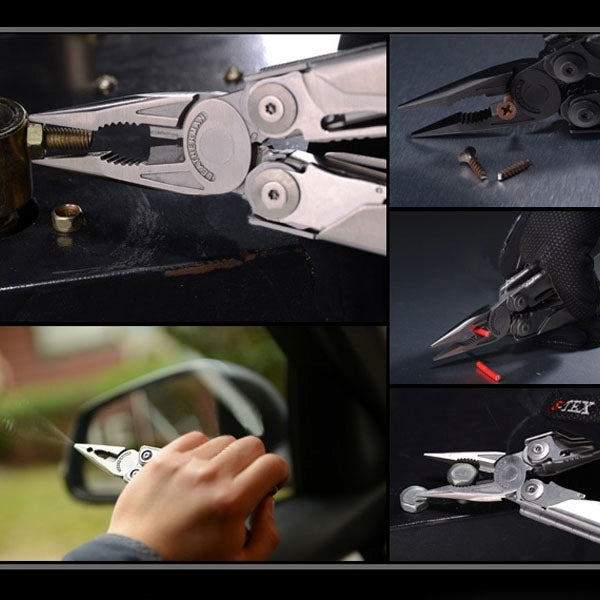 Multifunctional Stainless Steel Pliers with Carabiner