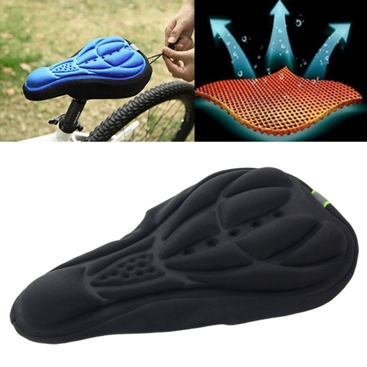 3D Silicone Lycra Nylon & Gel Pad Bicycle Seat Saddle Cover, Soft Cushion Fits for Kinds of Bikes