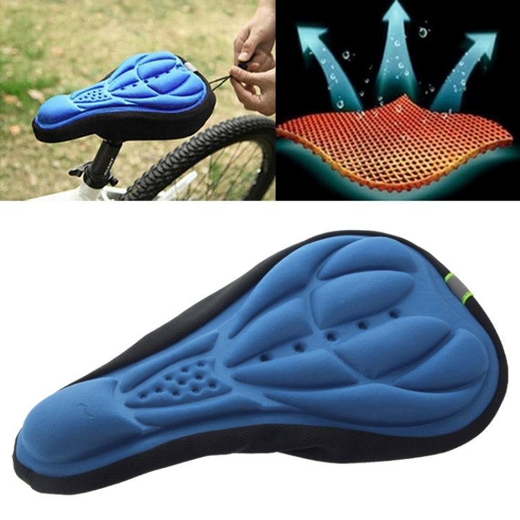 3D Silicone Lycra Nylon & Gel Pad Bicycle Seat Saddle Cover, Soft Cushion Fits for Kinds of Bikes