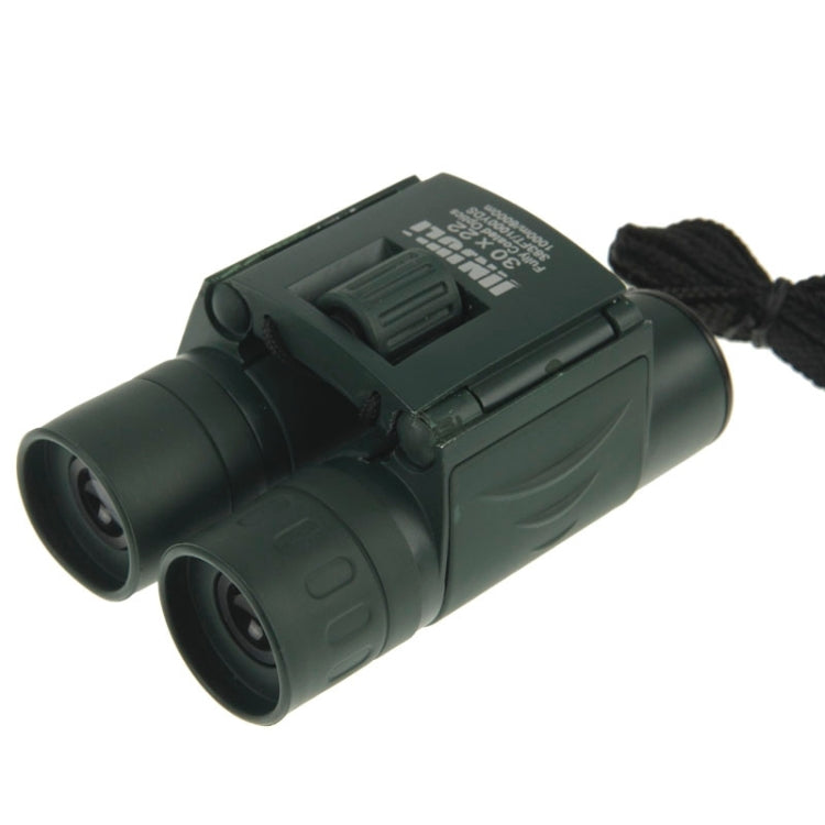 JINJULI 30 x 22 Fully Coated Optics Small Binocular Telescope, 1000M / 6000M