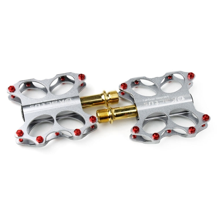 KACTUS Bike MTB BMX Platform Flat Pedals CNC Gold-plating Stainless Steel Axle