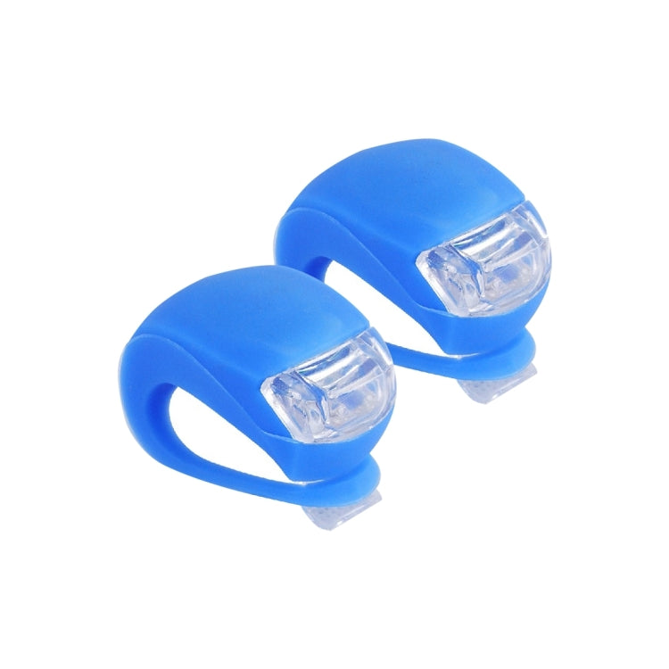 2 PCS 3 Modes 2-LEDs Waterproof Bicycle Rear Light Headlights Warning Light