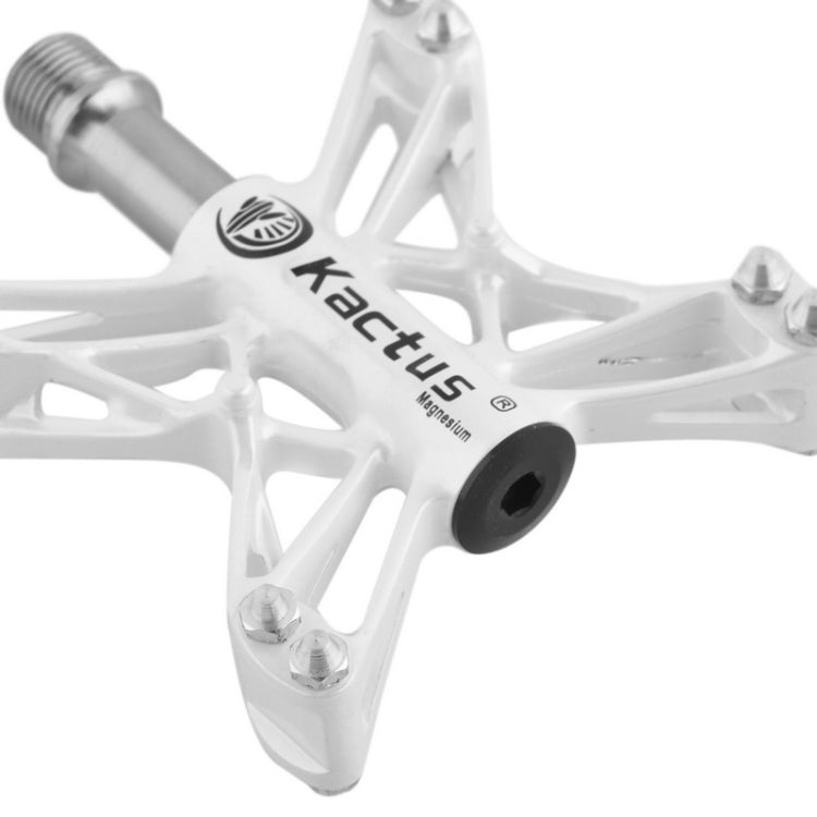 Magnesium Pedals Platform CNC Titanium Axle 9/16 inch for Kactus Bike MTB
