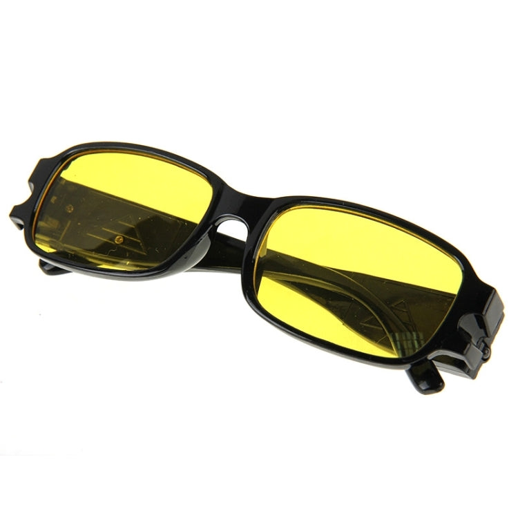 UV Protection Yellow Resin Lens Reading Glasses with Currency Detecting Function, +