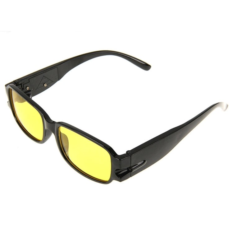 UV Protection Yellow Resin Lens Reading Glasses with Currency Detecting Function, +