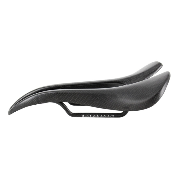 YD171 Bicycle 3K Matte Full Carbon Fiber Cushion Hollow Saddle Seat(Black)