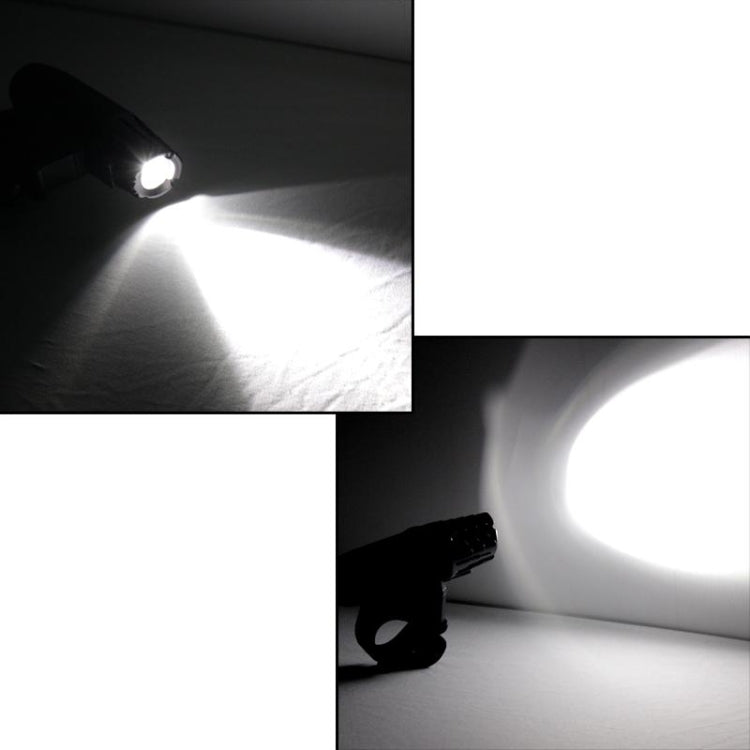 RAYPAL RPL-2256 200 Lumens Detachable USB Rechargeable LED Bike Headlight with Handlebar Holder(Black)