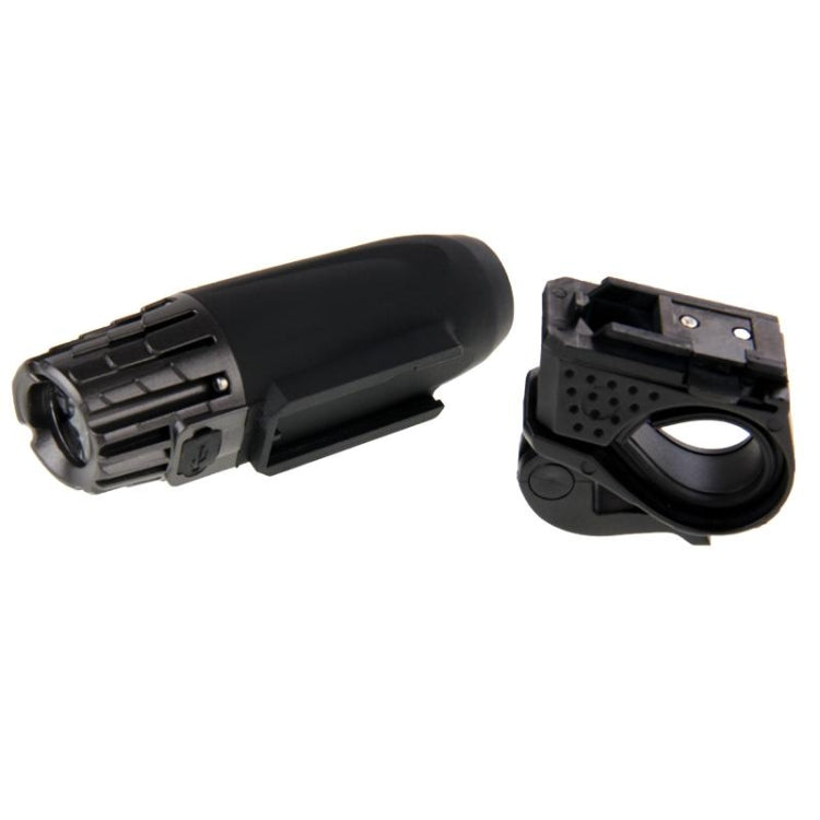 RAYPAL RPL-2256 200 Lumens Detachable USB Rechargeable LED Bike Headlight with Handlebar Holder(Black)