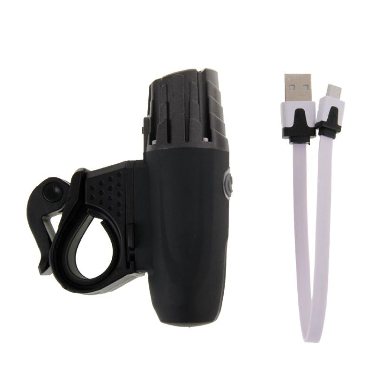 RAYPAL RPL-2256 200 Lumens Detachable USB Rechargeable LED Bike Headlight with Handlebar Holder(Black)
