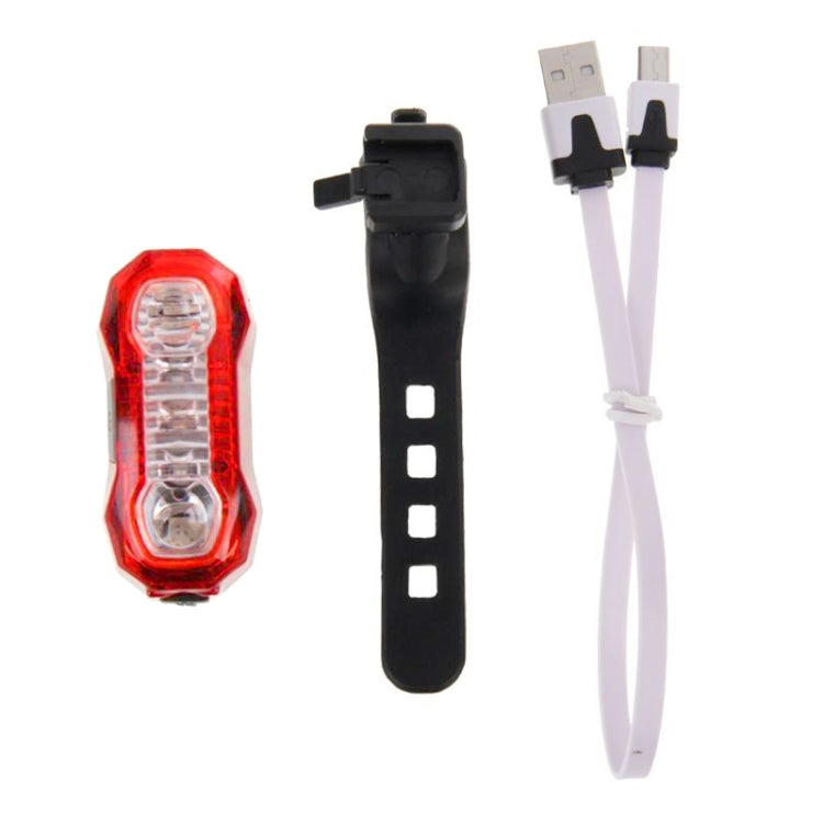 RAYPAL RPL-2265 USB Rechargeable 5 SMD LED Bright Taillight with Handlebar Mount