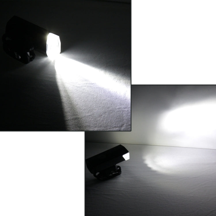 RAYPAL RPL-2255 300 Lumens USB Rechargeable LED Bike Headlight with Handlebar Mount(Black)