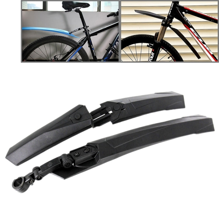 Plastic + Steel Front & Rear Mudguard for 26 inch Bike MTB