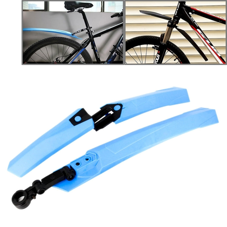 Plastic + Steel Front & Rear Mudguard for 26 inch Bike MTB