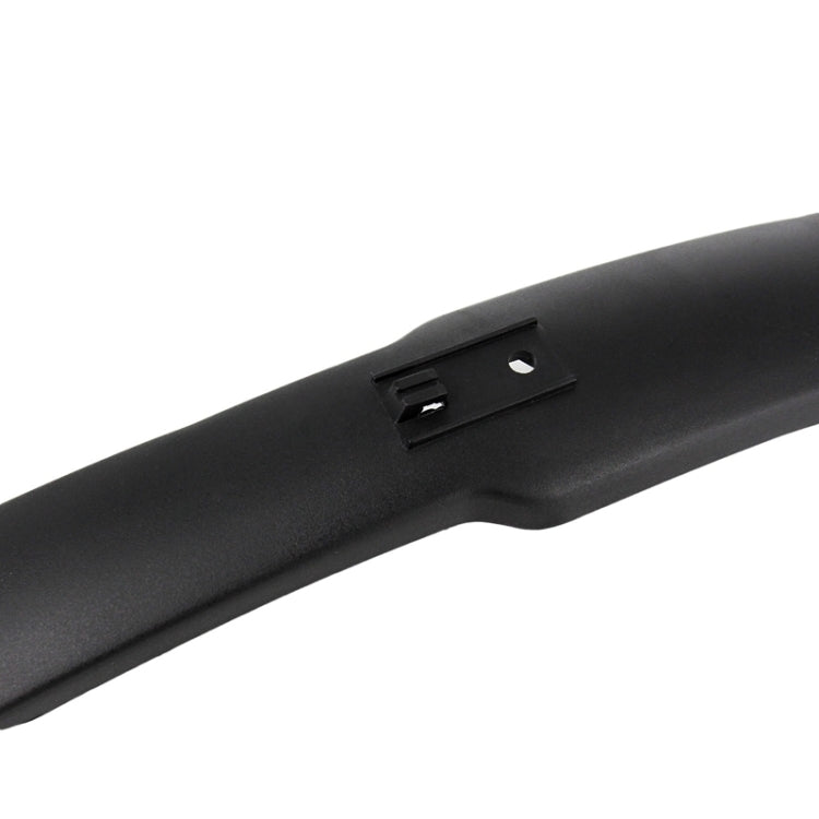 Plastic + Steel Front & Rear Extended Mudguard for 26 inch Bike MTB(Black)