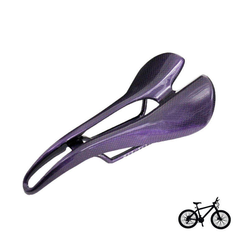 YD191 3K Road MTB Bike Bicycle Glossy Full Carbon Fiber Cushion Hollow Saddle Seat