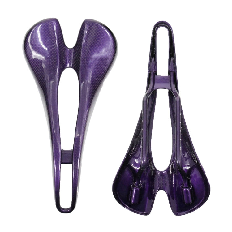 YD191 3K Road MTB Bike Bicycle Glossy Full Carbon Fiber Cushion Hollow Saddle Seat