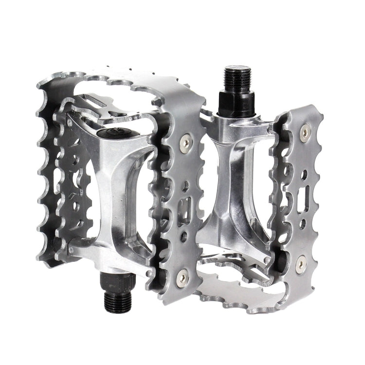 2 PCS YD193 Aluminum Alloy Platform Pedals CNC Steel Axle 9/16 inch for Bike MTB BMX