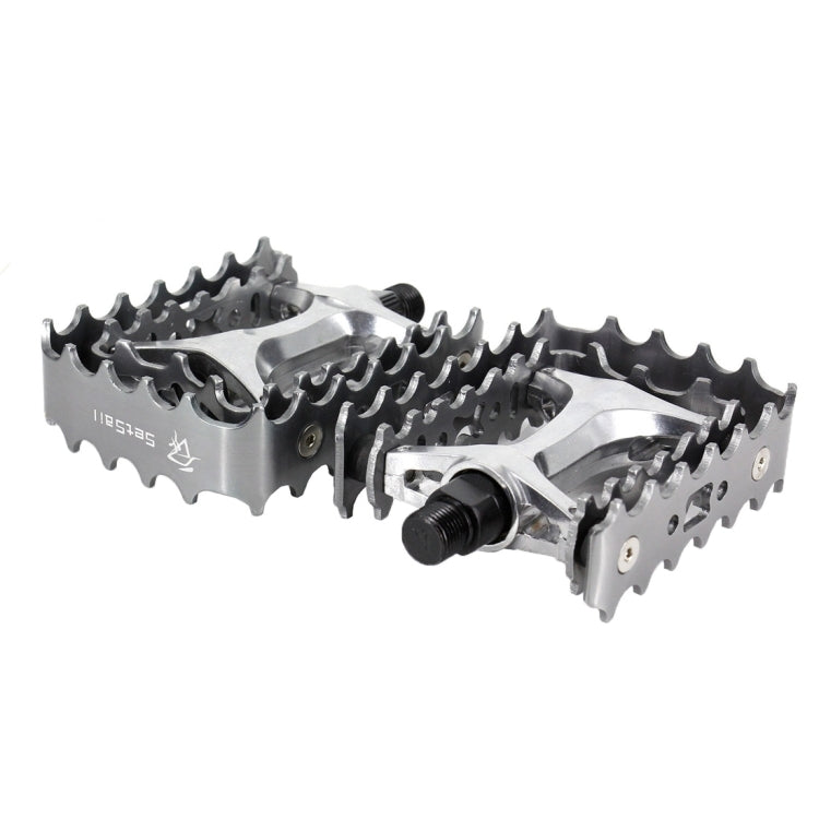 2 PCS YD193 Aluminum Alloy Platform Pedals CNC Steel Axle 9/16 inch for Bike MTB BMX