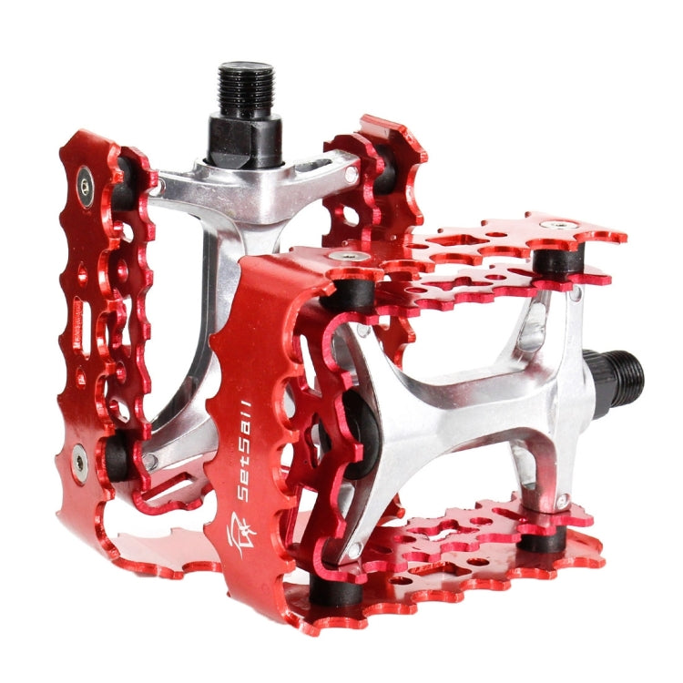 2 PCS YD193 Aluminum Alloy Platform Pedals CNC Steel Axle 9/16 inch for Bike MTB BMX