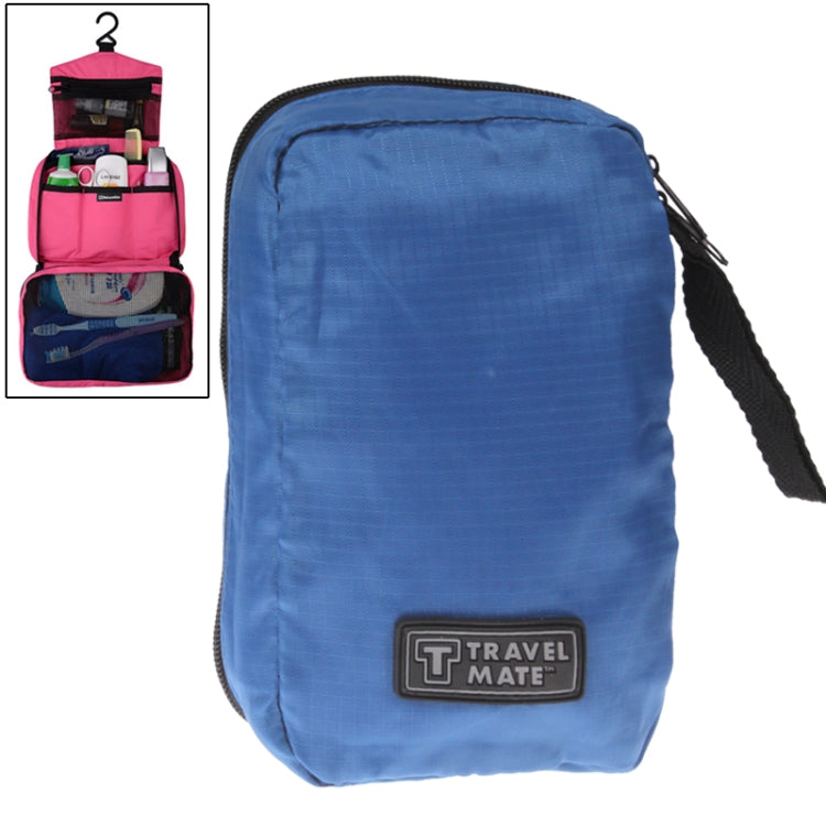 Multifunctional Wash Bag / Toothpaste Toothbrush Towel Storage Bag Pouch Organizer for Traveling(Blue)