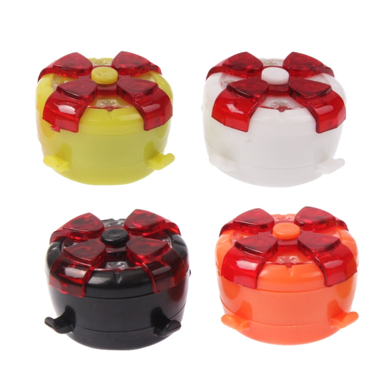 Portable 4 LED Swap Color Red / White Bicycle Bike LED Head Light / Tail Light (Random Color Delivery)