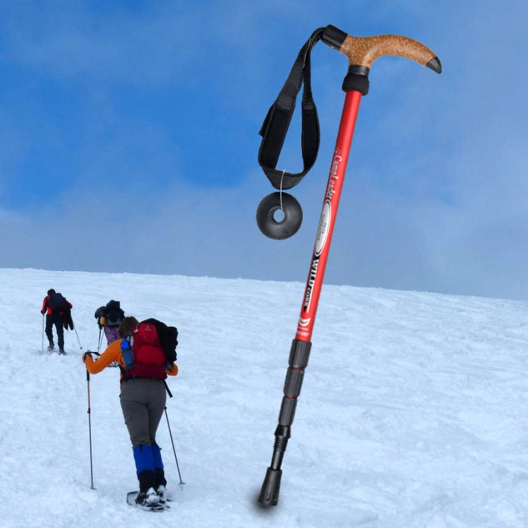 Folding Adjustable Crutch / Walking Stick, Height: 0.5-1.1m (Random Color Delivery)