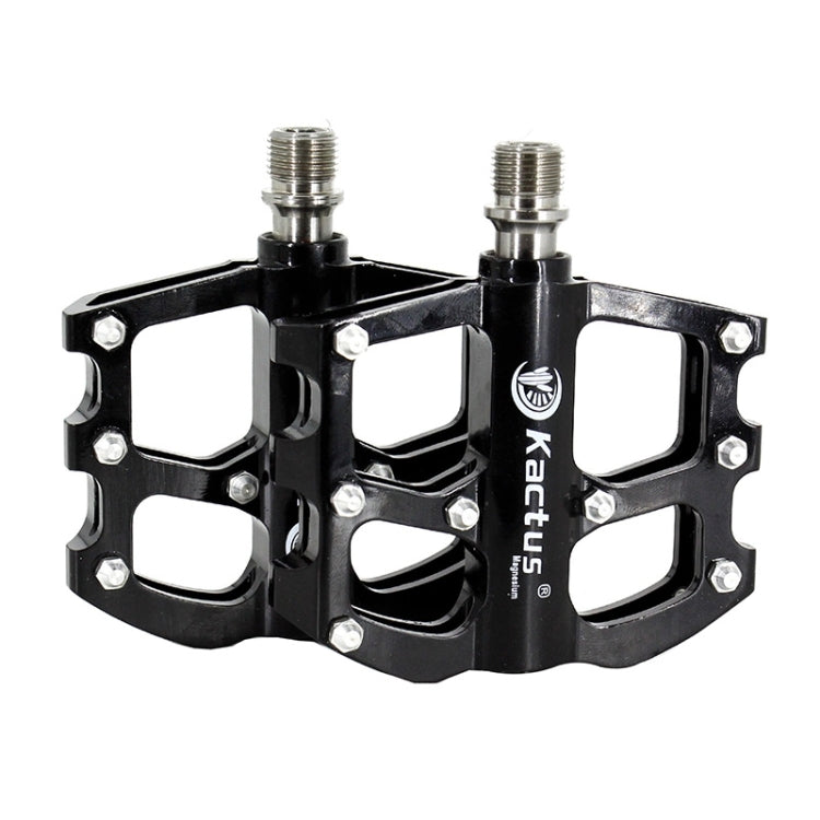 1 Pair Magnesium Pedals Platform CNC Titanium Axle 9/16 inch for Kactus Bike MTB