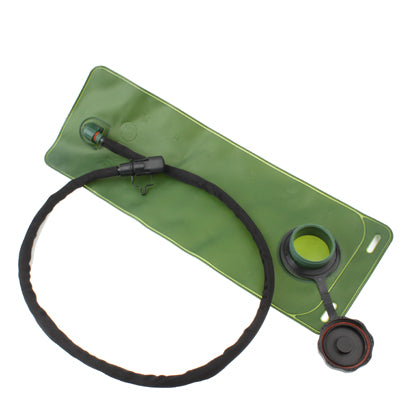 Outdoor Hiking Camping Army Green 3L Water Bag with Tube