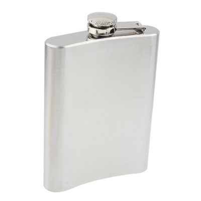 8oz Stainless Steel Liquor & Whiskey Hip Flask