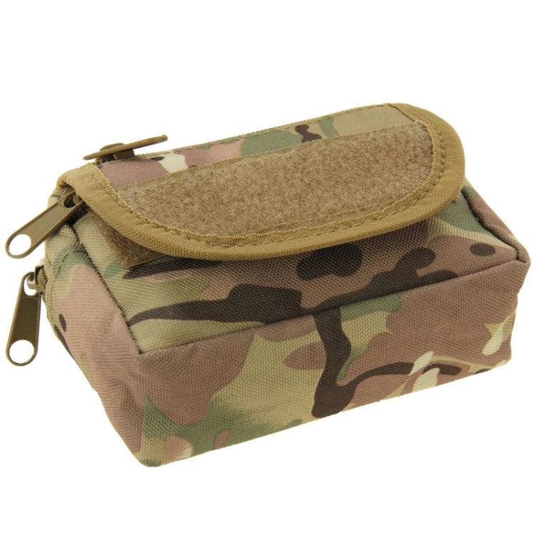 Stylish Nylon Double Waist Bags Camping Outdoor Sport Casual Waist Pack Zipper Pouch Bag