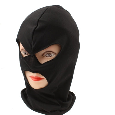 Cotton Full Face Protector with Three Hole Face Mask Cover(Black)