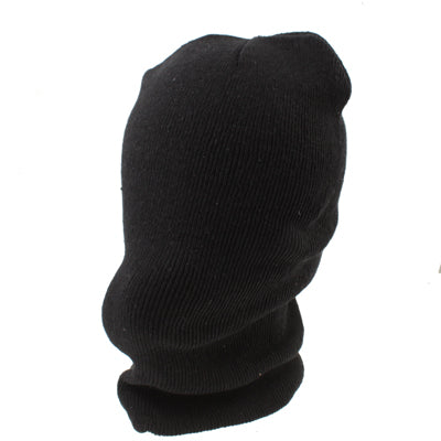Black Soft Caddice Full Face Protector with Three Hole Face Mask Cover(Black)