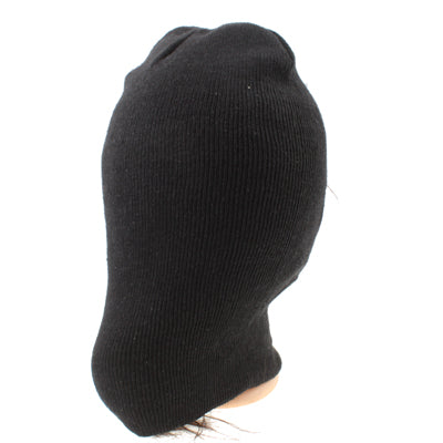 Ski Mask One Hole Knitted Warm Snowboard Hat(Black)