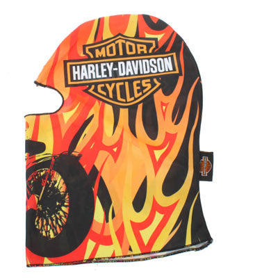 Balaclava Hood 1 Hole Head Face Mask Protector(Orange)