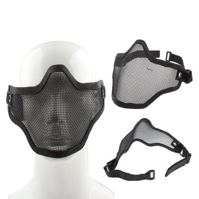 Half Face Net Mesh Style Protection Mask with Elastic Strap