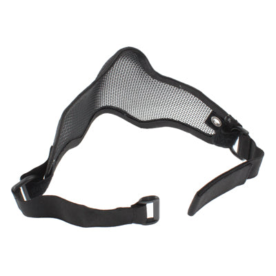 Half Face Net Mesh Style Protection Mask with Elastic Strap