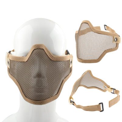 Half Face Net Mesh Style Protection Mask with Elastic Strap