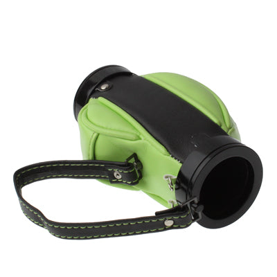 Golf Bag Pen Holder with 3 Golf Clubs Shape Ball Pens(Green)