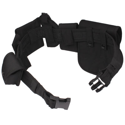 Multi-function Six Pockets Storage Waist Bag for Outdoor Activities(Black)