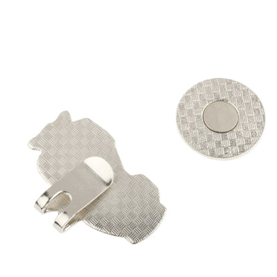 Fashionable Mini Magnetic Golf Cap Badge Insignia with Clip for Golf Sports