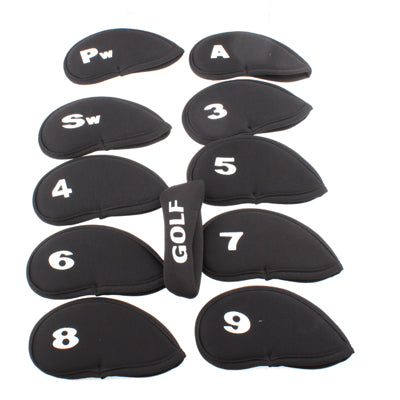 10 x Sports Golf Iron Head Covers & 1 x Putter Head Cover Case Protector