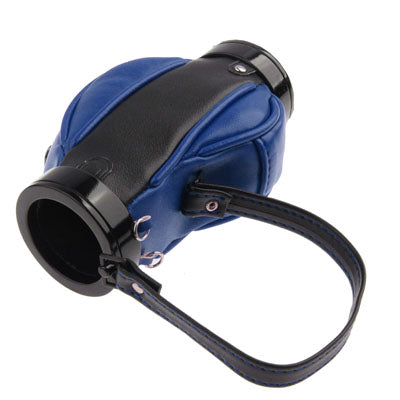 Golf Bag Pen Holder with 3 Golf Clubs Shape Ball Pens(Blue)