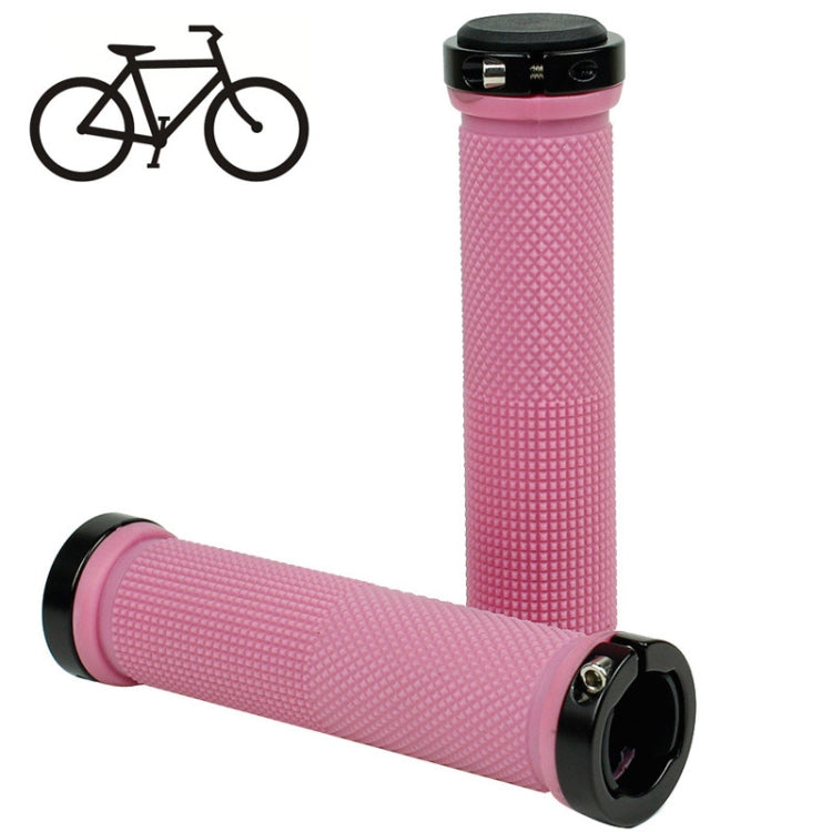 Bike MTB Fixed Gear Fixie Lock-on Grips Rubber Handlebar Grip