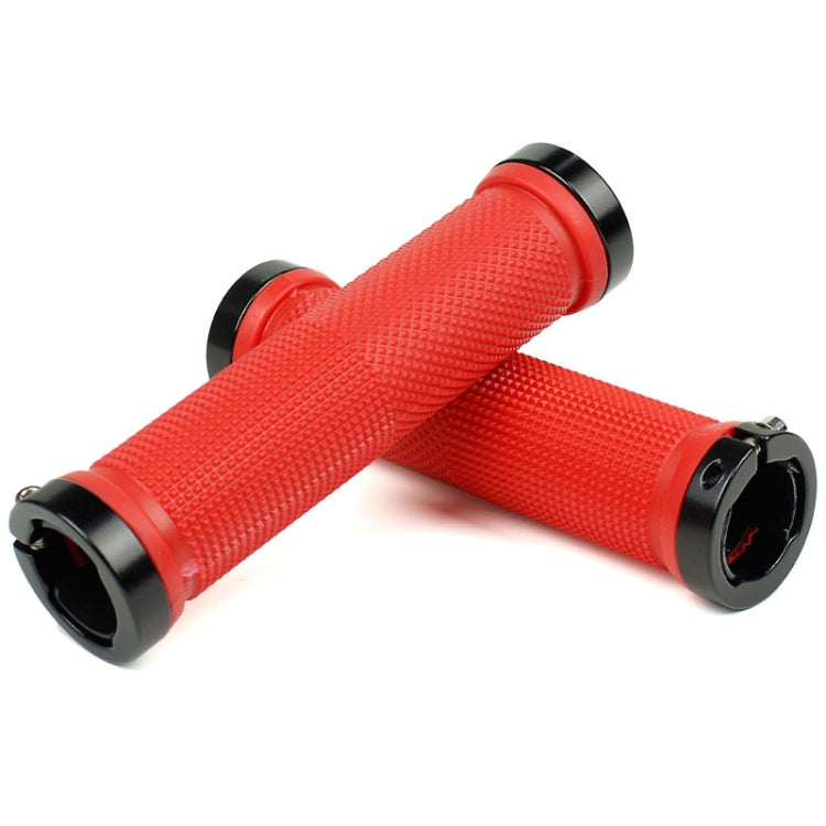 Bike MTB Fixed Gear Fixie Lock-on Grips Rubber Handlebar Grip