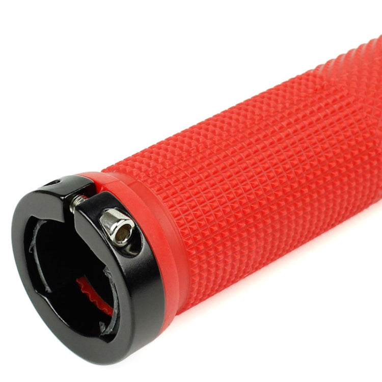 Bike MTB Fixed Gear Fixie Lock-on Grips Rubber Handlebar Grip