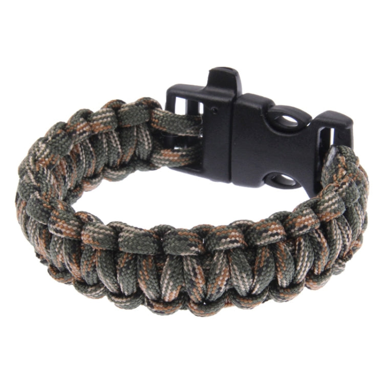 Multi-functional Nylon Braided Survival Bracelets with Whistle