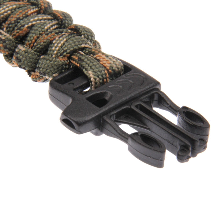 Multi-functional Nylon Braided Survival Bracelets with Whistle