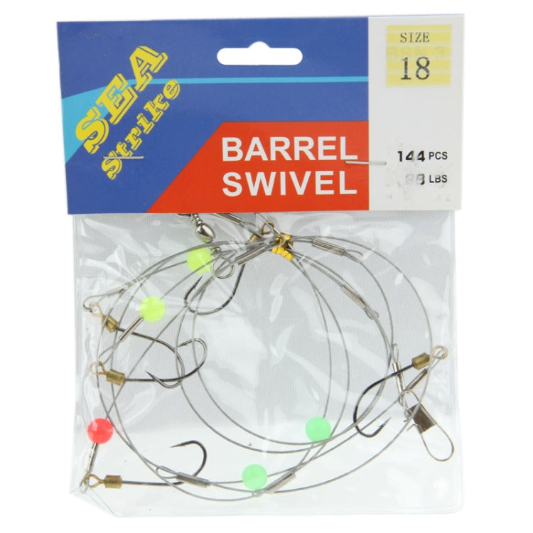 18# Sea Fishing Hook with Fluorescence Jade