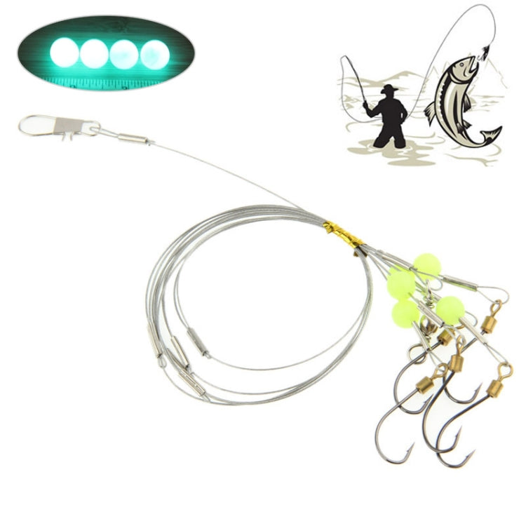 20# Sea Fishing Hook with Fluorescence Jade