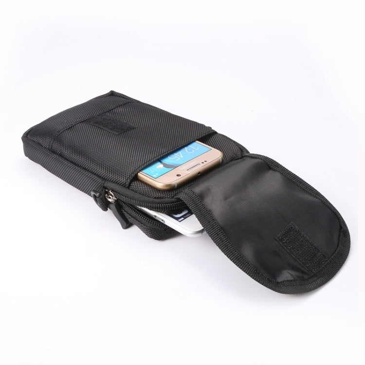 Universal Multifunctional 6.3 Inch Diagonal Domed Shell Polyester Pearl material Storage Waist Packs / Waist Bag / Hiking Bag / Camping Bag for iPhone 6 Plus & 6S Plus, Galaxy S7 Edge & Note 5 / N920 & S6 Edge Plus / G928 & A8 / A800 & Note IV / N910